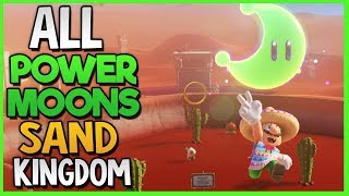 All Power Moon Locations in Sand Kingdom in Super Mario Odyssey