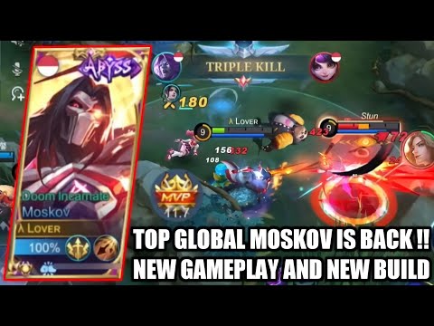 TOP GLOBAL MOSKOV IS BACK !! KEMBALI MEMBUAT MUSUH TAK BERDAYA - MOBILE LEGENDS
