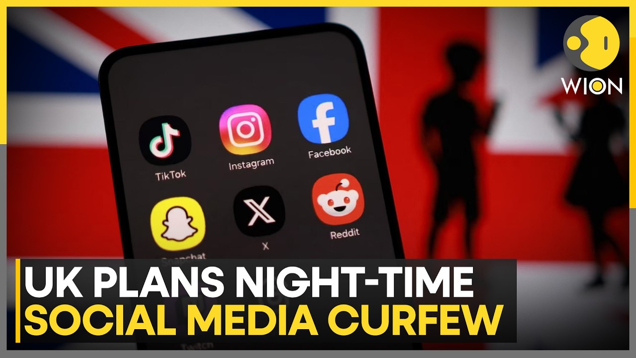 UK Plans Default Social Media Curfew for 16 & 17-Year-Olds | WION