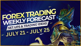🎯 Weekly Forex Forecast | EURUSD, GBPUSD, USDJPY, AUDUSD, XAUUSD OIL (21/07/2025) Supply And Demand