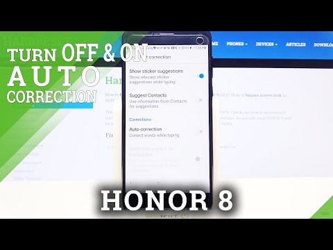 How to Turn On Auto Correction on HONOR 8 – Turn Off Auto Correction