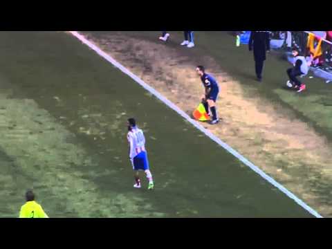 Arda Turan did throw his boot at the linesman - Atletico Madrid v Barcelona 2015