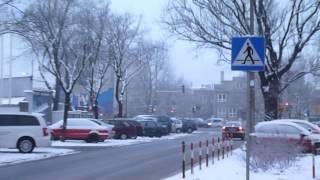 preview picture of video 'A Walk In Warsaw In Winter'