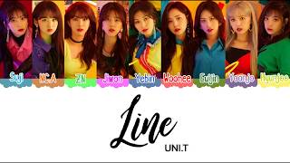 UNI.T (유니티) Line/No More Color Coded Lyrics [HAN|ROM|ENG]