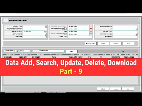 Creating Advanced Excel User Form Step by Step with Excel VBA - Part 9