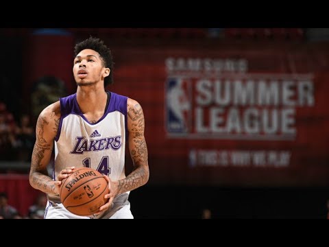 Brandon Ingram vs Clippers (2017 Summer League) 26 Pts, 3 Stls, 9-17 FGM, Injury?