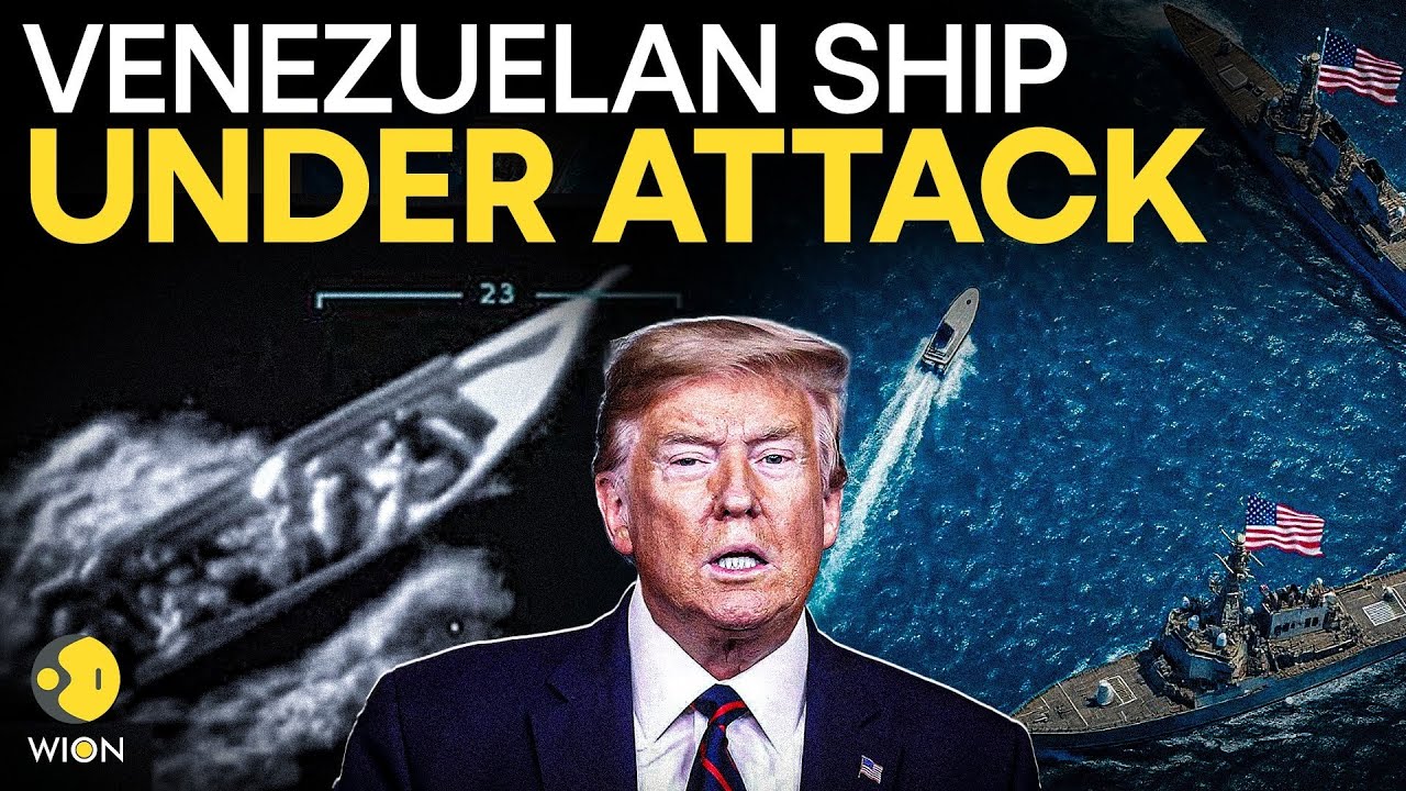 Venezuela Ship Under ATTACK! Trump Declares War In The Caribbean Sea? Warships Surround Vessel| LIVE