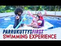 Rishi Shivani Parrukutty Parrukuttys First Swimming Experience