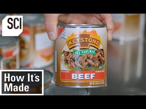 How Factories Produce Canned Meat/ How It's Made