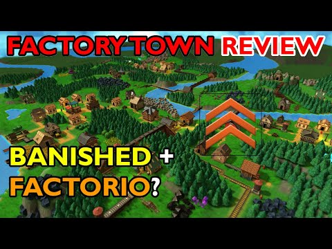 Is Factory Town a Mix of Factorio & Banished? 5 Minutes Overview!