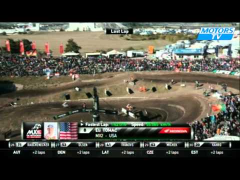 Roczen won race 2 Motocross of Nations 2013