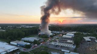 2 employees dead after explosion, three-alarm fire at Brent Industries in south Toledo