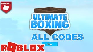 Ultimate Boxing Roblox Codes Free Online Videos Best - 