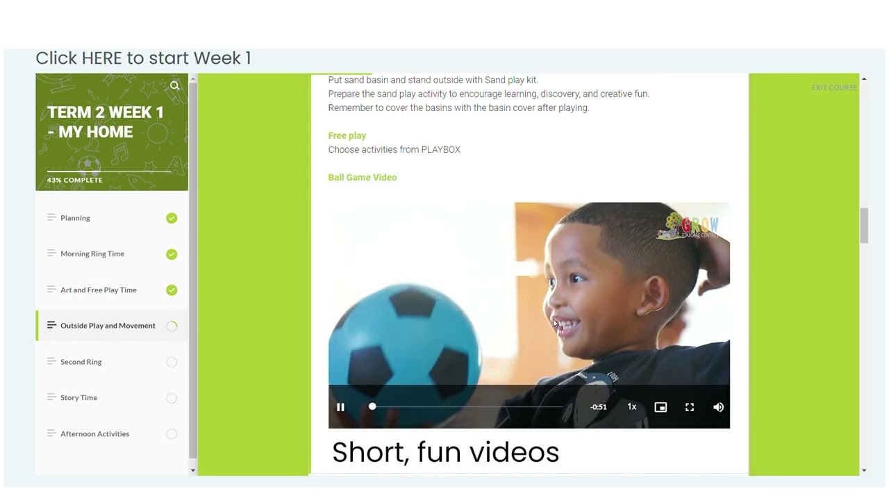 Grow ECD Interactive Online Curriculum