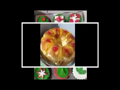 Holiday cakes and pastries