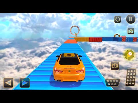 Real Taxi Car Stunts 3D Impossible Ramp Car Stunt | Android Gameplay