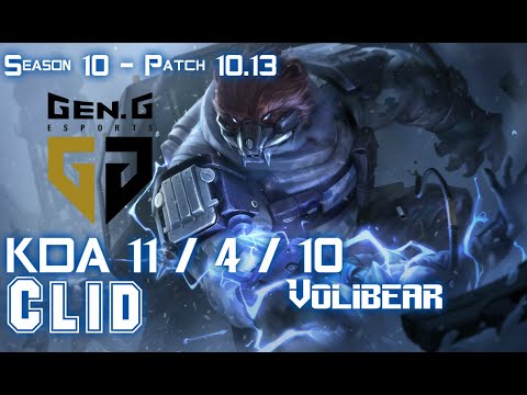 Gen Clid VOLIBEAR vs GRAVES Jungle - Patch 10.13 KR Ranked