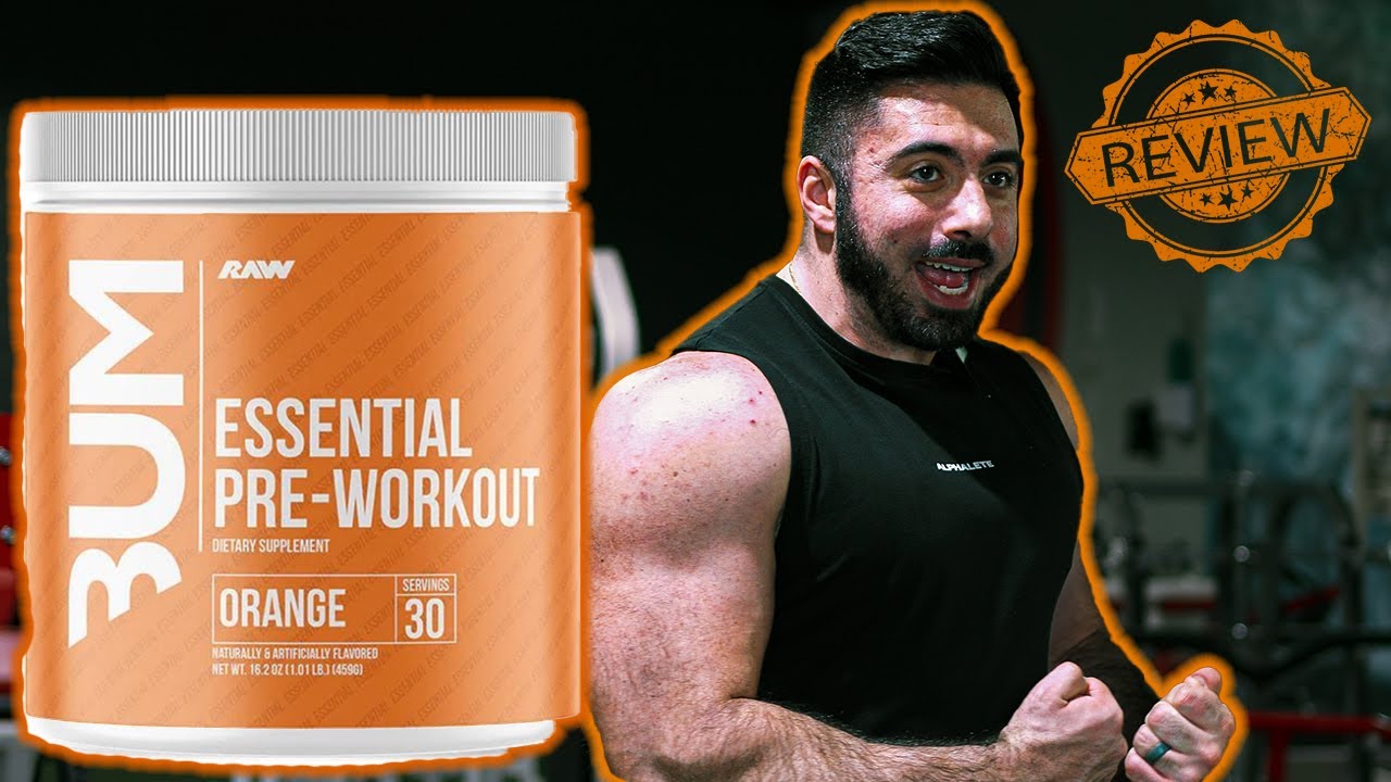 RAW PRE WORKOUT REVIEW: CBUM ESSENTIAL - BEST EVERYDAY PREWORKOUT🗓