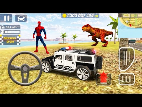 Off-road Police Drift Car Driving Game Simulation - crime Police Car Chasing Game 2022 Gameplay