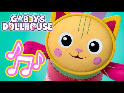 Pillow Cat - "Roll With It" Lyric Video | GABBY'S DOLLHOUSE | Netflix