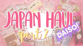 Japan Haul #2: Daiso!