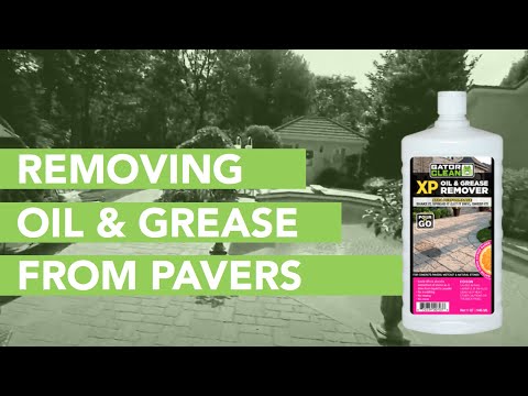 How To Remove Oil And Grease Stains From Pavers