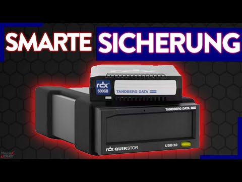Datensicherung auf externer Festplatte durch ein RDX von Tandberg - quickstore - Backup