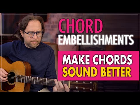 Country chord embellishments - Fill licks that make cowboy chords sound better - guitar lesson EP407
