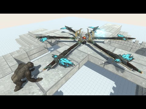 KONG AXE Deadly Rotator - Animal Revolt Battle Simulator