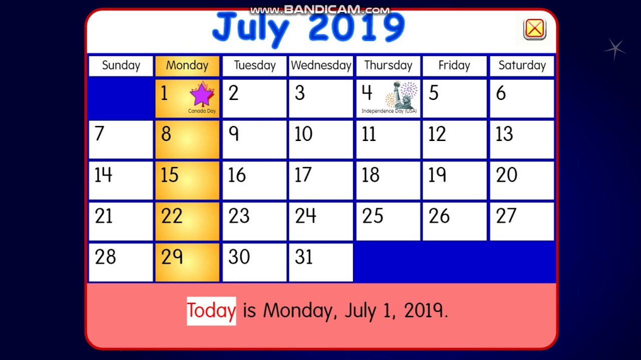 July 2019 is here
