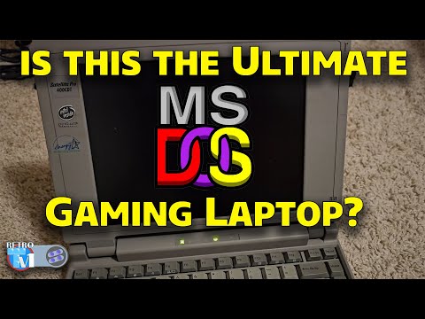Is This The Ultimate MS DOS Gaming Laptop? - Toshiba Satellite Pro 400CDT