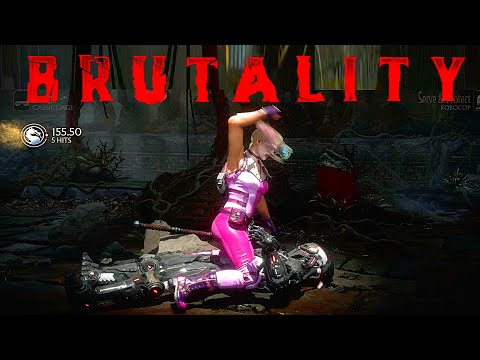 MK11 All Harley Quinn Brutalities, Fatalities, Friendship, Fatal Blow & Ending