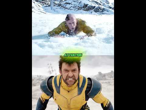 Notice why Wolverine Feels Pain but Deadpool Doesn’t…😭 #deadpool #wolverine #spiderman #mcu #shorts