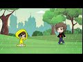 yellow raincoat girl