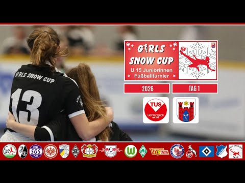 Girls Snow Cup 2026 – Vorrunde | U15-Mädchenfußball LIVE
