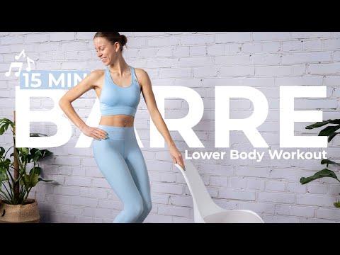 15 MIN SWEATY CARDIO WORKOUT - Intense Standing Barre Workout