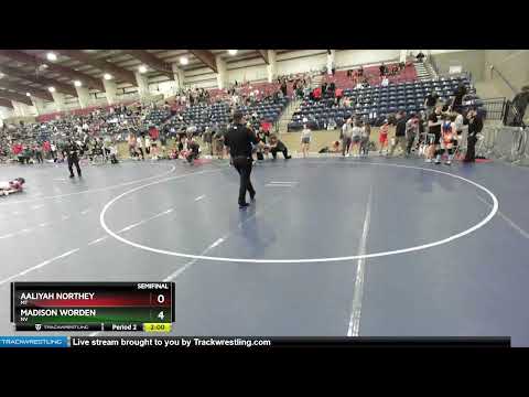 FloSports/2022 Western Regional Championships/105-110 Lbs Semifinal - Aaliyah Northey, MT Vs Madis