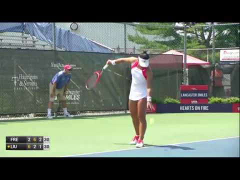 Magdalena Frech (POL) vs Claire Liu (USA) ITF W60 Landisville. [FINAL SET]