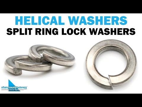 Split Ring Lock Washers - Spring Locking Action | Fasteners 101