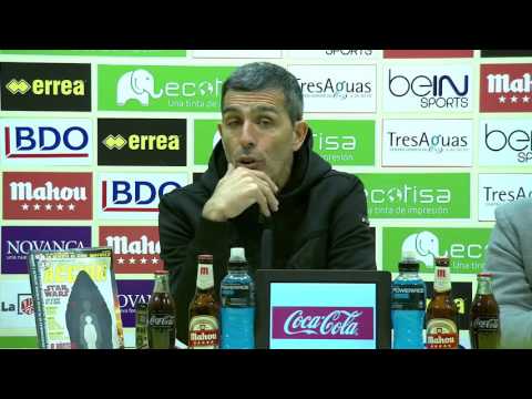Rueda de prensa de Juan Ramón López Muñiz tras el AD Alcorcón (1-0) Albacete Balompié
