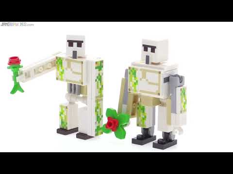 🔄 Improved custom LEGO Minecraft Iron Golem MOC from Feb 27, 2016