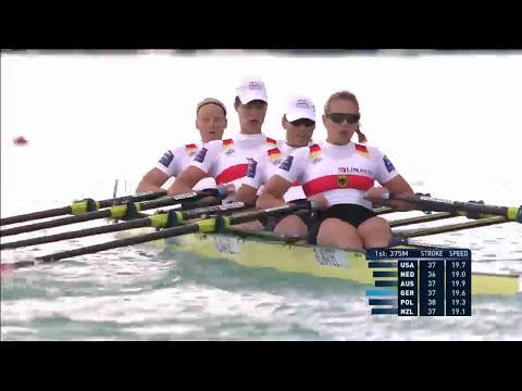 2015 World Rowing Championships Women's Quadruple Sculls (W4x) FA