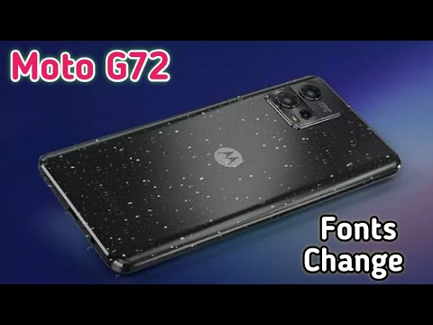Font Setting In Moto G72, Font Size Change In Moto G72, How To Change Font Style In Moto