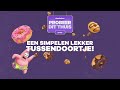 EEN SIMPEL EN LEKKER TUSSENDOORTJE! NICKELODEON DONUTS!! ?? #ProbeerDitThuis |Nickelodeon Nederlands