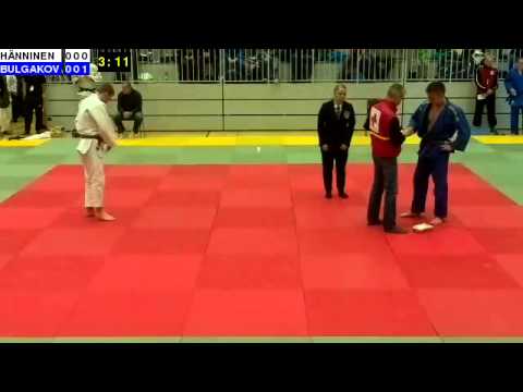 Judo U21 SM 2014: M21-73: HÄNNINEN - BULGAKOV
