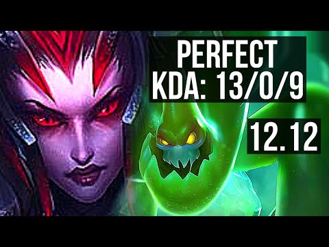 ELISE vs ZAC (JNG) | 13/0/9, Legendary, 1.3M mastery, 400+ games | EUW Diamond | 12.12