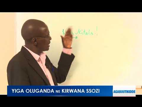 YIGA OLUGANDA: Ebika by'ennimi.  Olulimi Olusasiira. (Nga Kitalo)