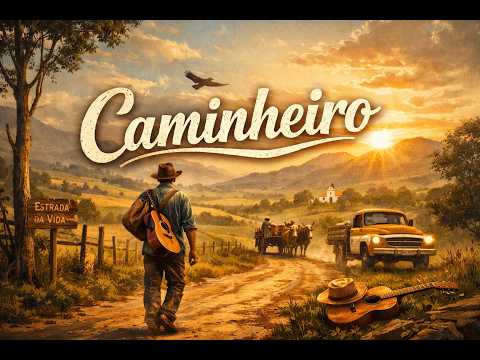 CAMINHEIRO ( Luiz Carlos e Zé Melo) Pedro Violeiro ainda criança já na viola.