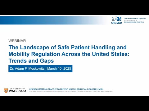 Webinar: Safe Patient Handling and Mobility Regulation Across the United States: Trends & Gaps