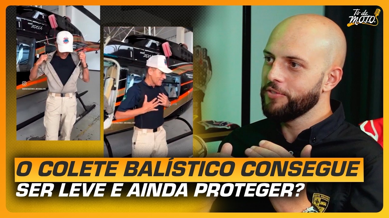 O colete balístico consegue ser leve e ainda proteger?